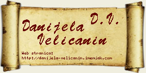 Danijela Veličanin vizit kartica